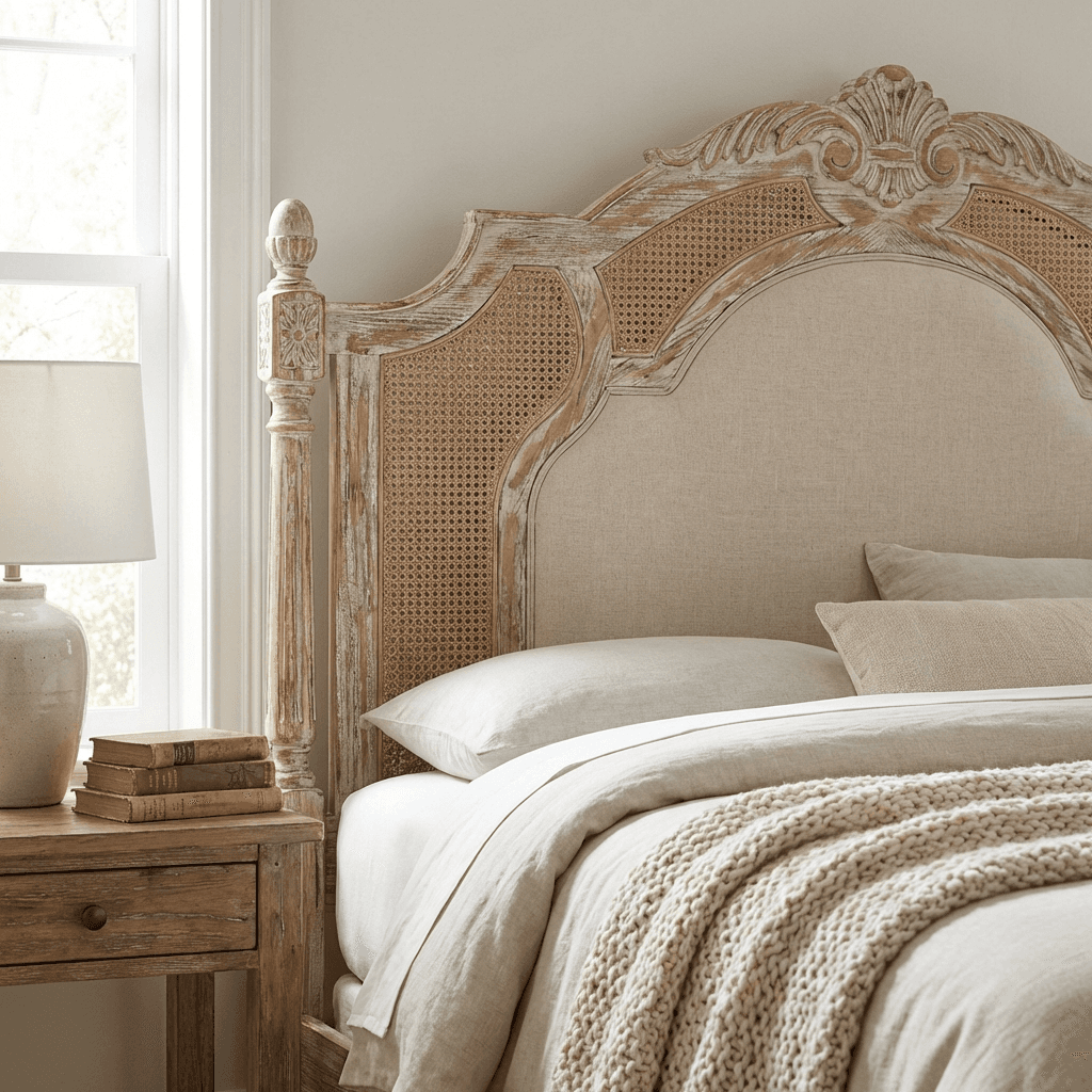 Make the headboard the statement piece