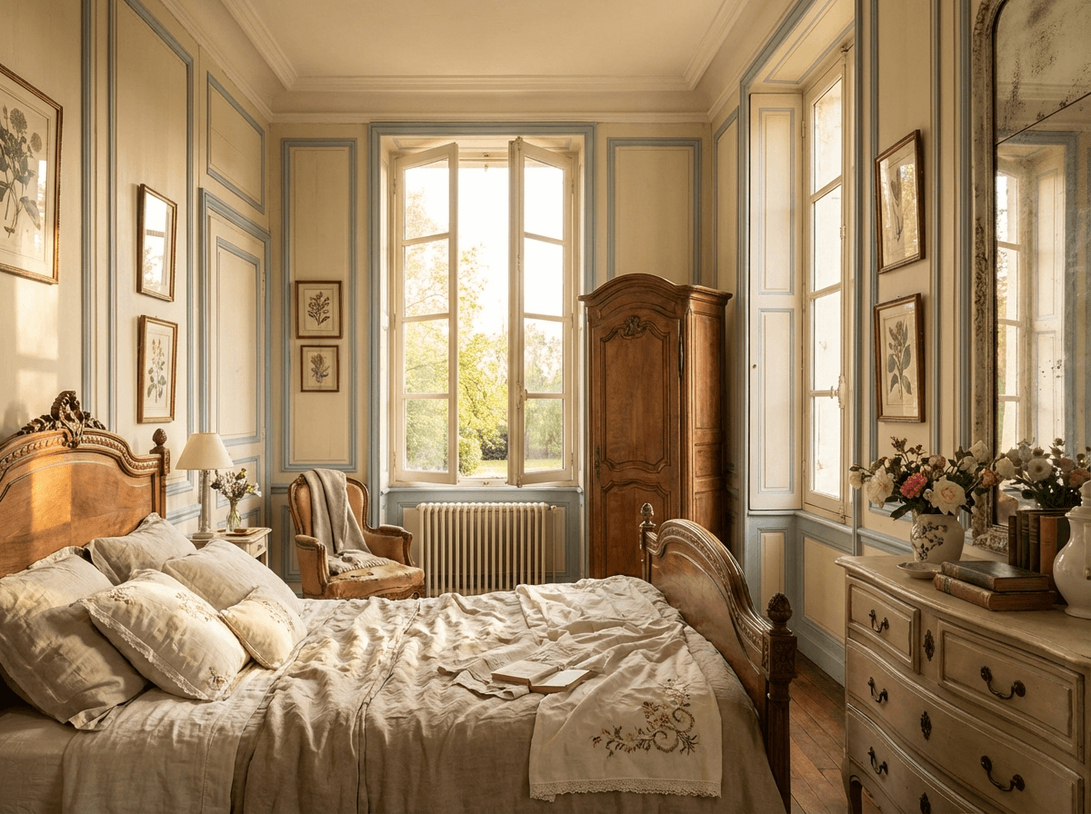 French Bedroom interior inspiration