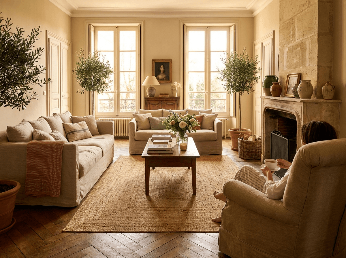French Living Room interior inspiration