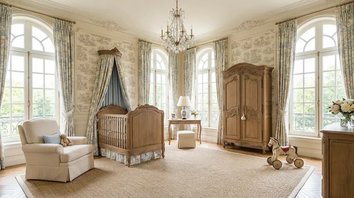 French Nursery design visualization