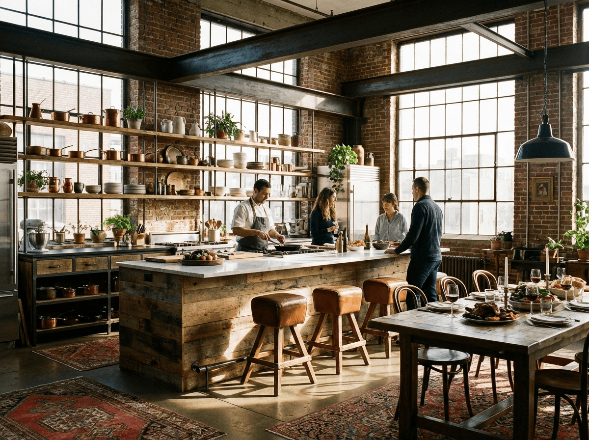 Industrial Kitchen interior inspiration