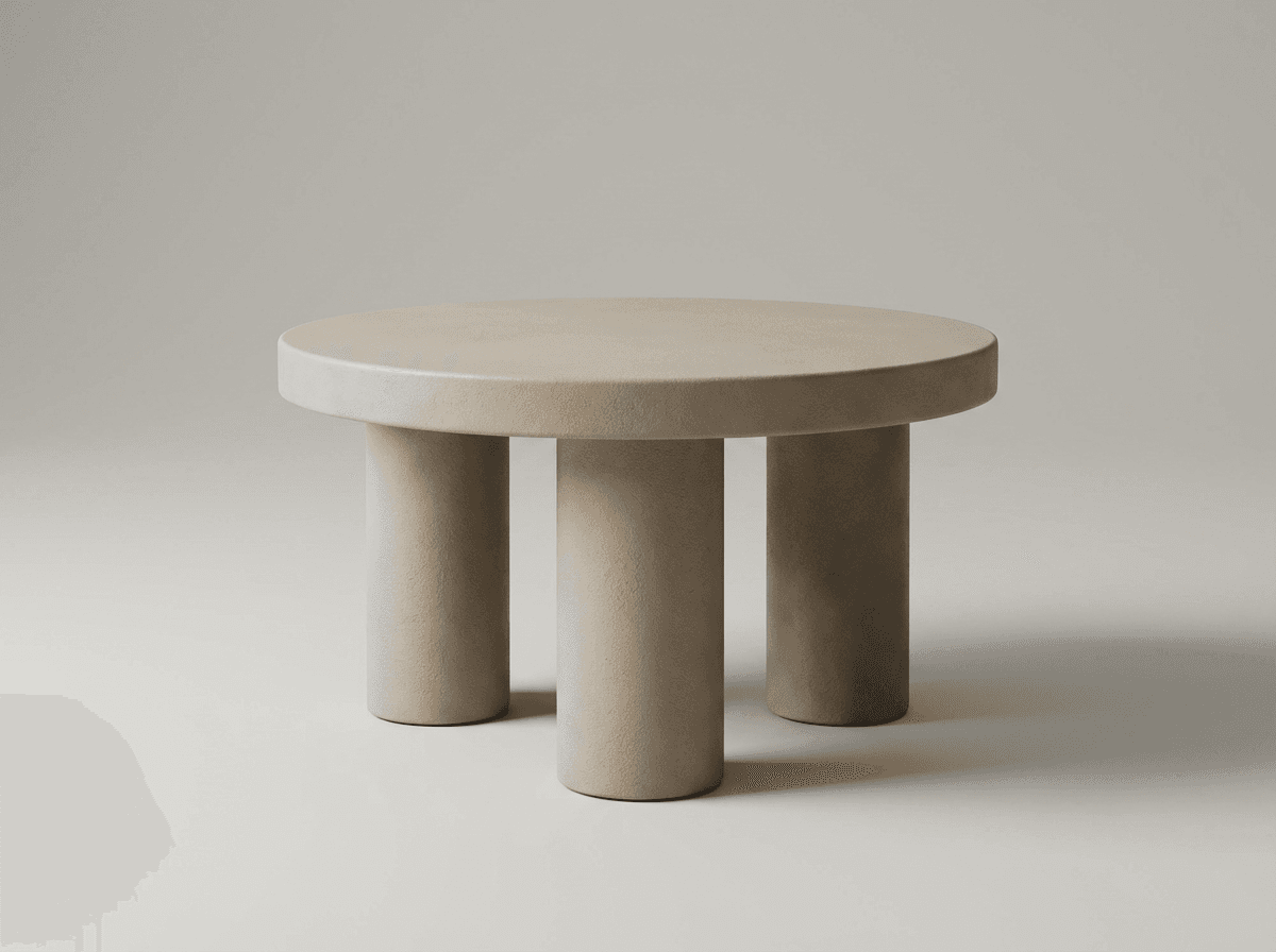 Stone or concrete side table