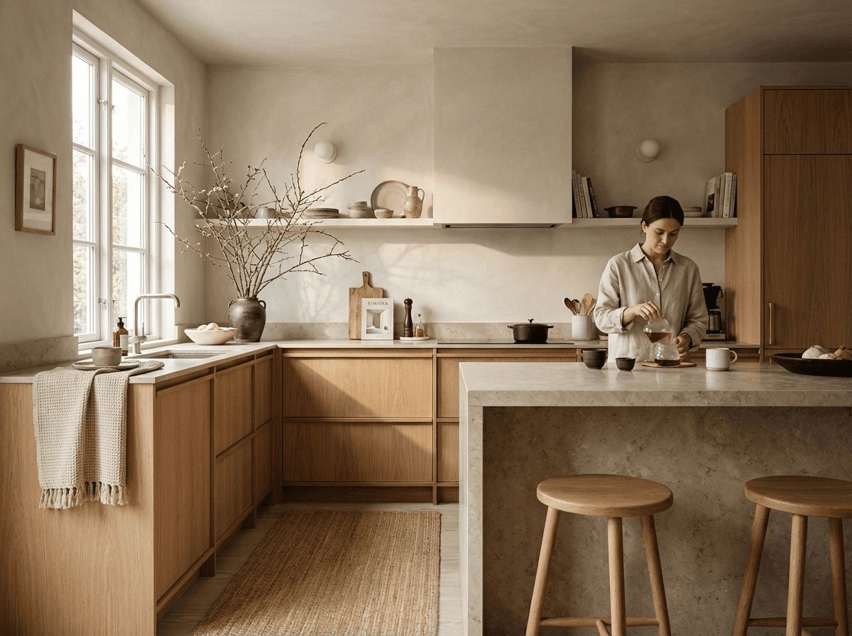 Japandi Kitchen interior inspiration