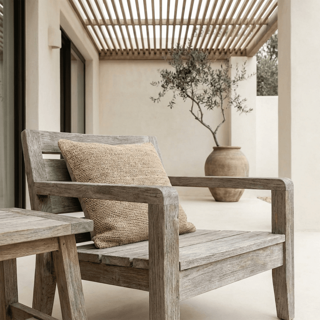 Use weathering-grade wood for furniture