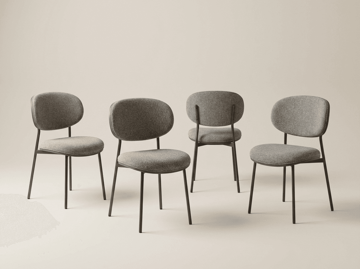 Upholstered dining chairs