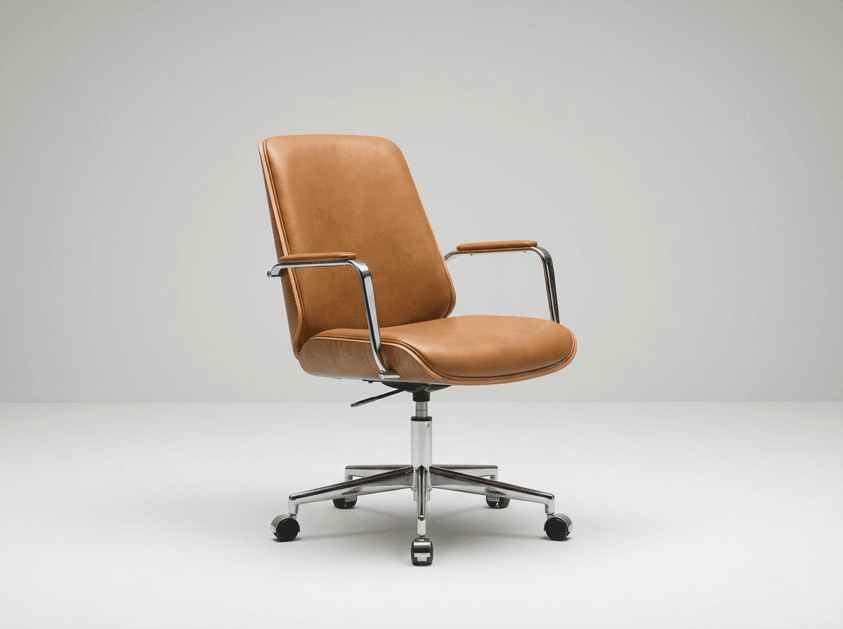 Leather task chair