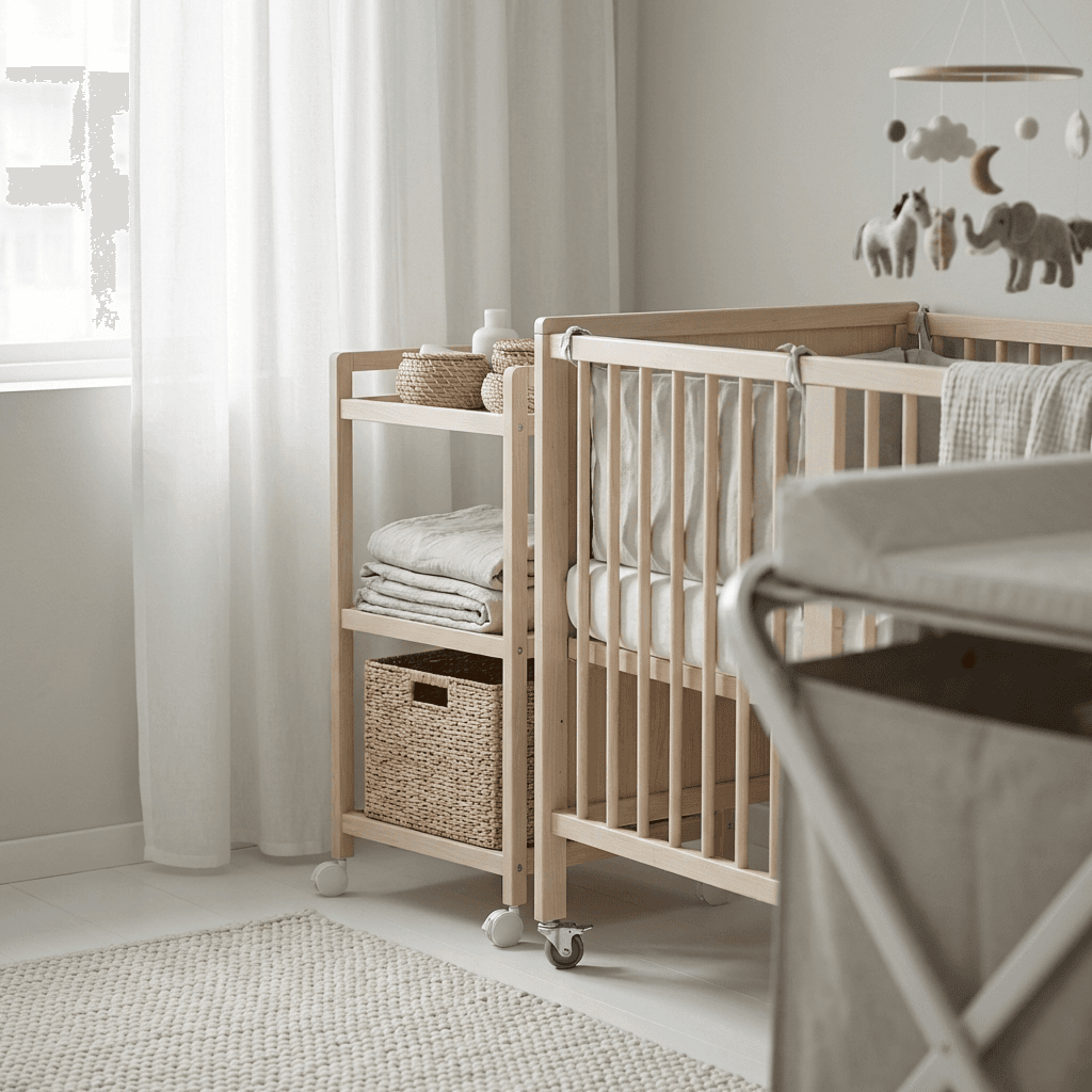 Keep the room flexible with movable furniture