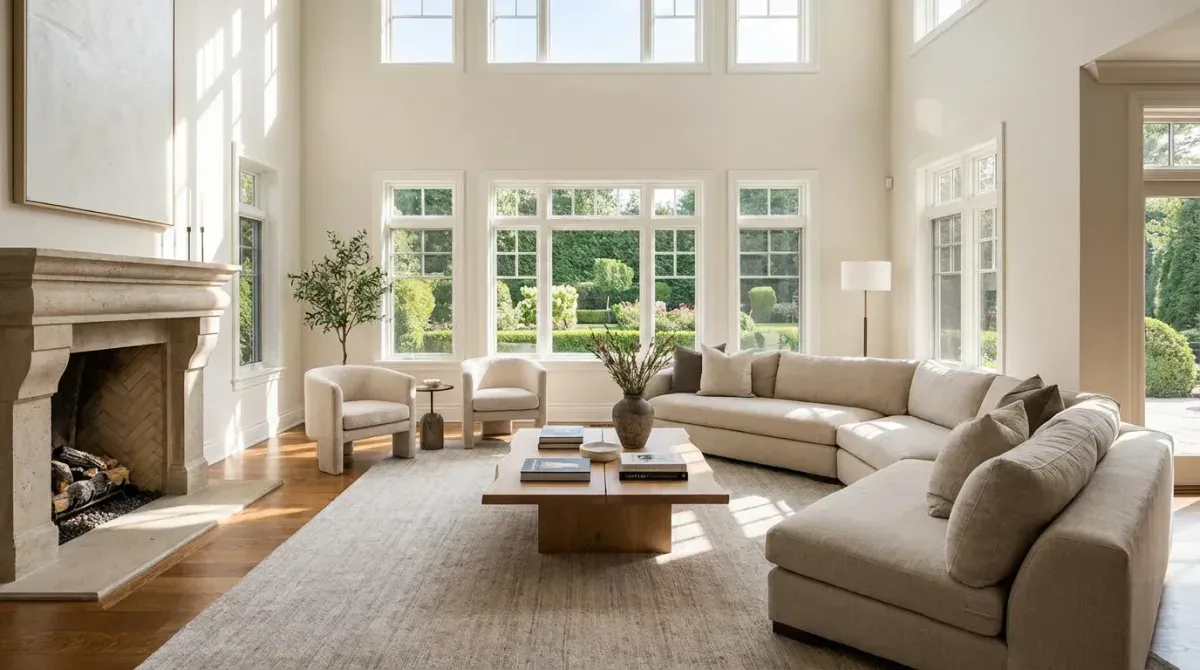 Prima e dopo il miglioramento foto immobiliare con AI