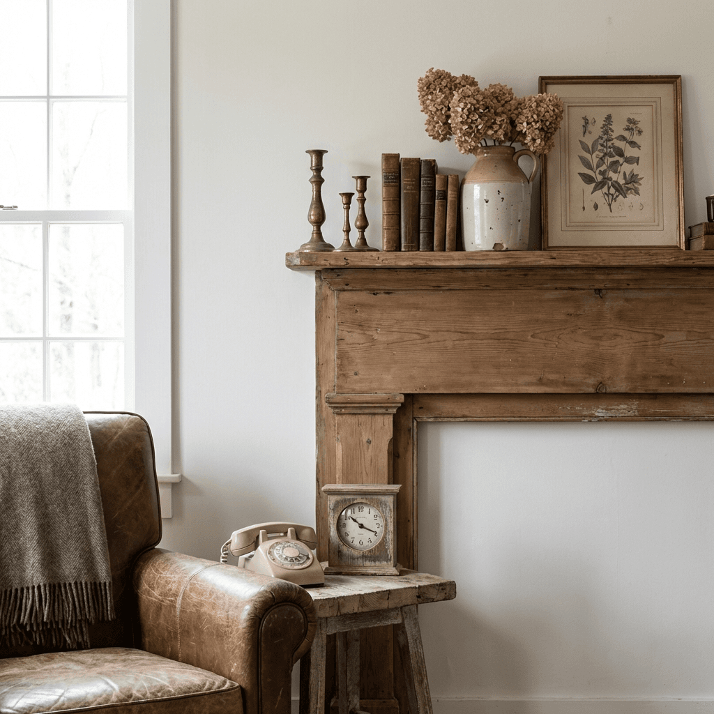 Incorporate vintage and antique accent pieces