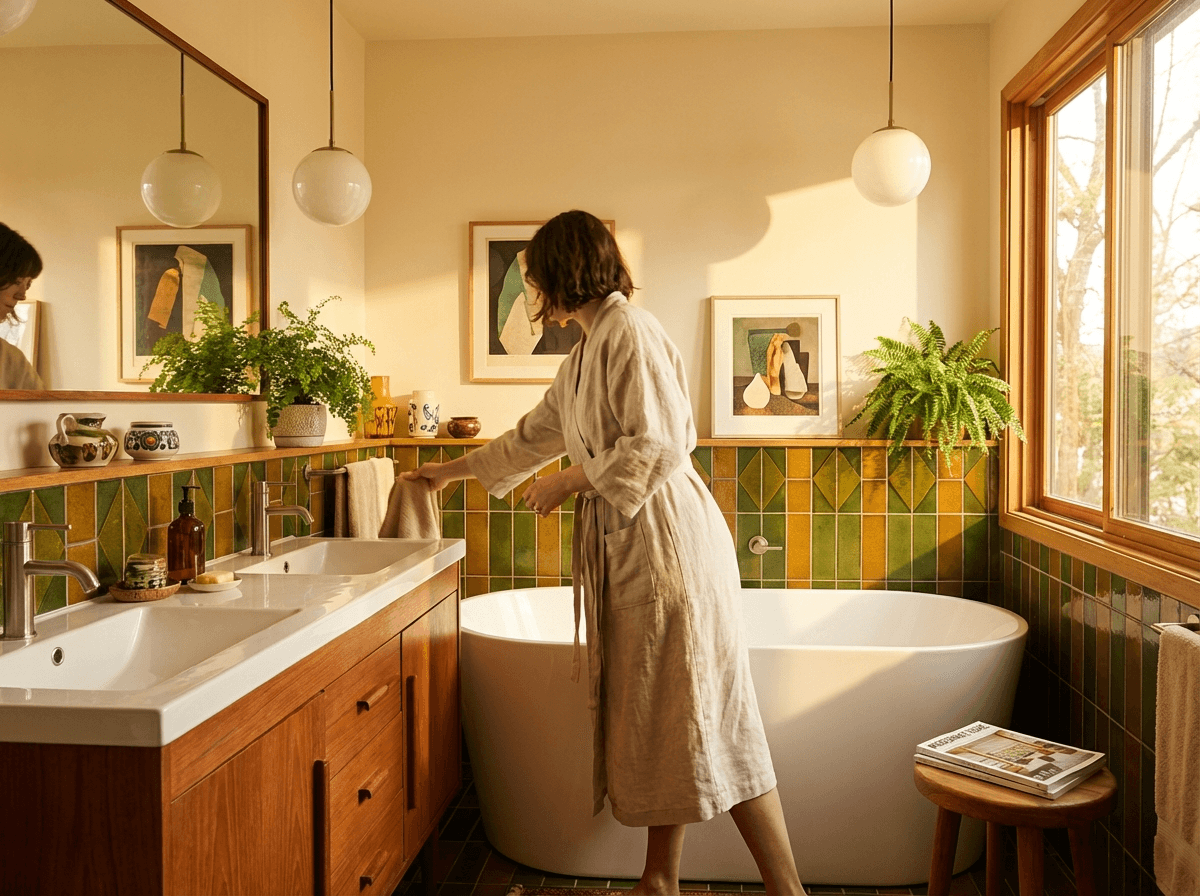 Mid-Century Modern Bathroom interior inspiration