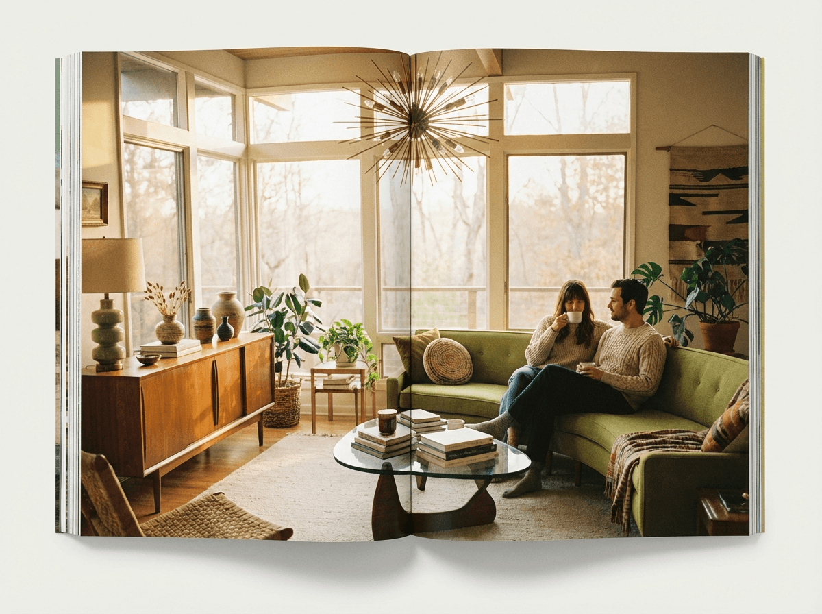 Mid-Century Modern Living Room interior inspiration