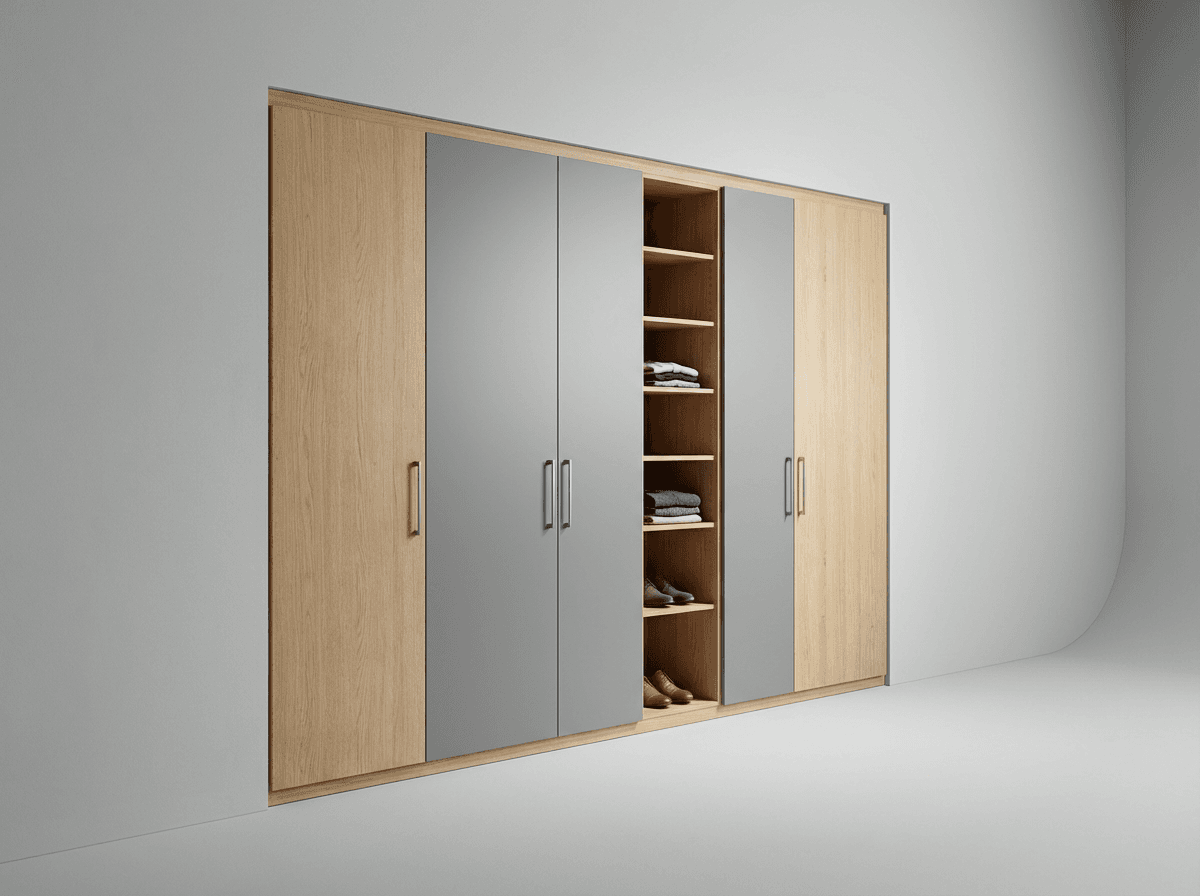 Full-height built-in wardrobe