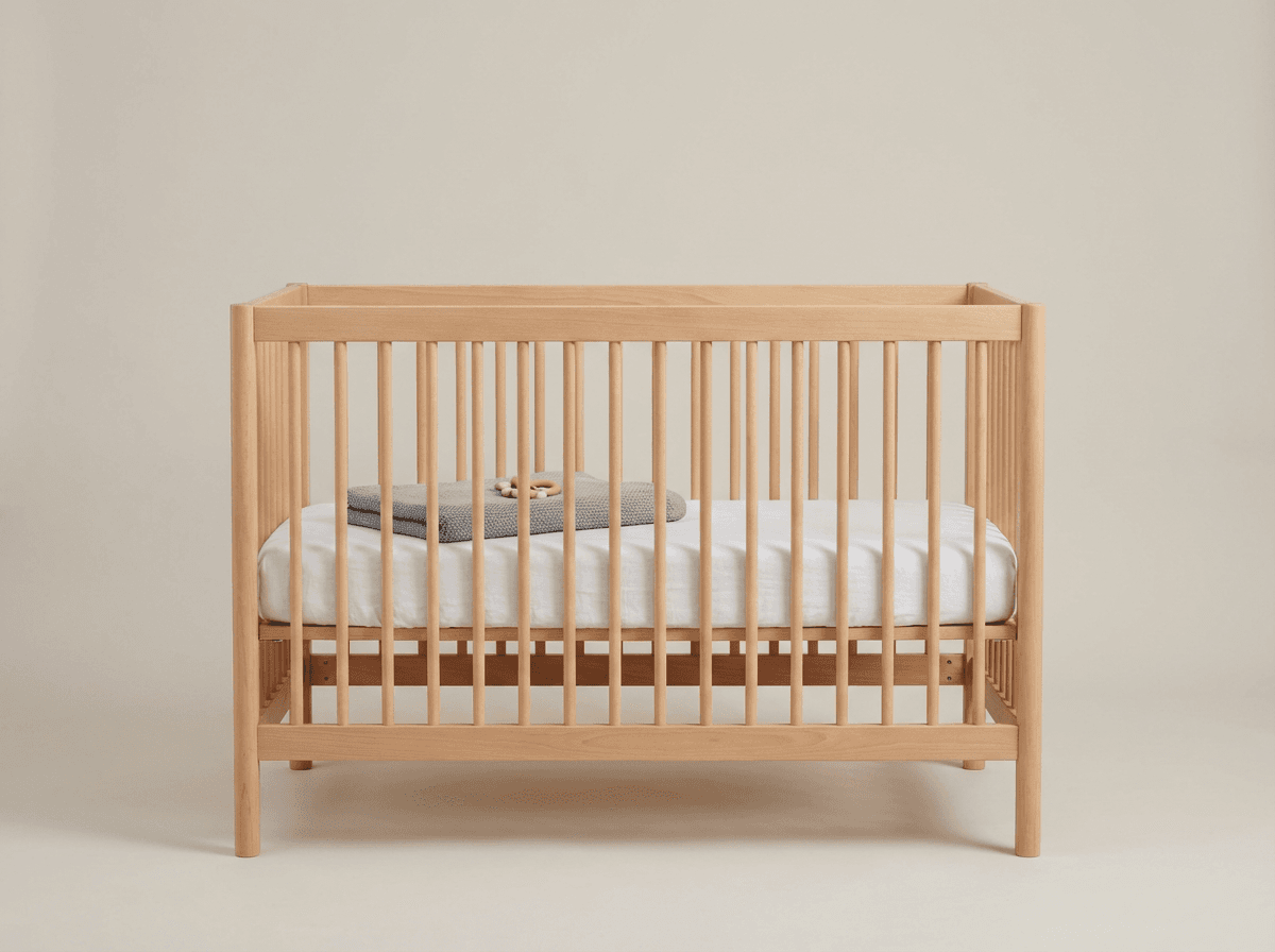 Beech convertible crib