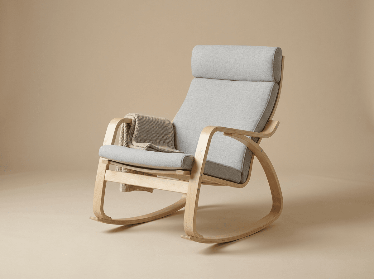 Rocking nursing chair