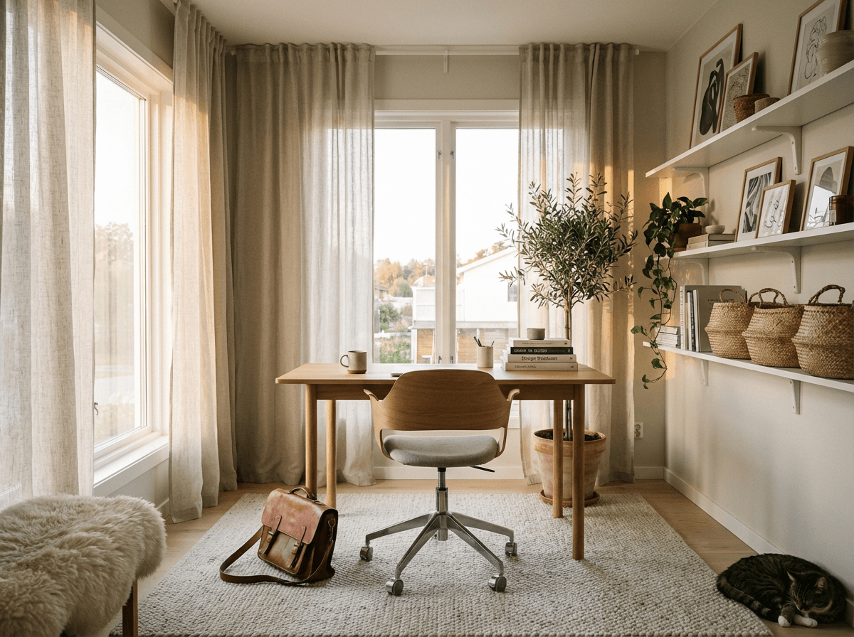 Scandinavian Home Office interior inspiration