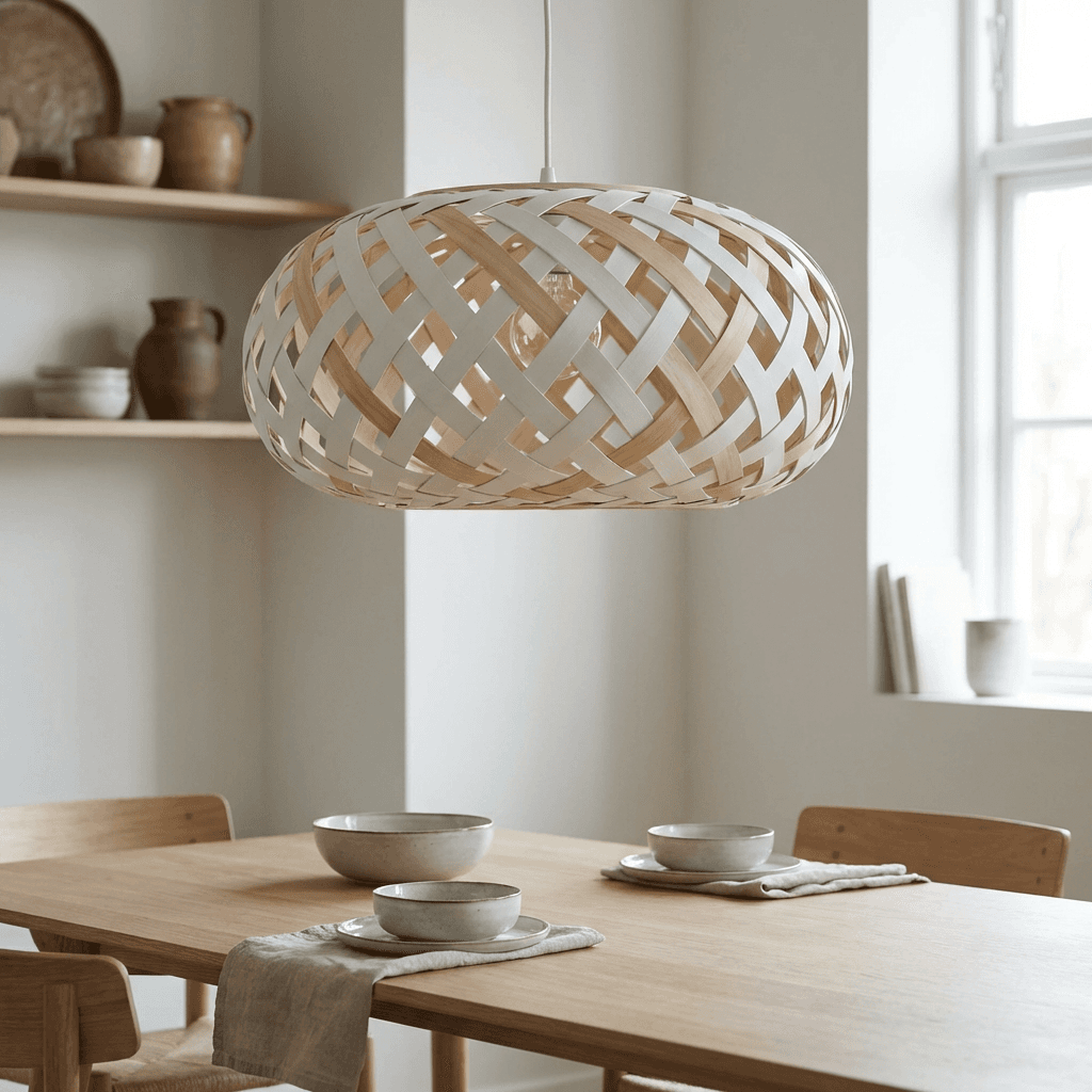 Hang a statement pendant at the right height