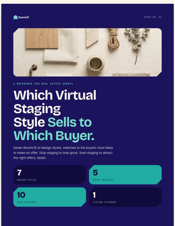 Which Virtual Staging Style Sells to Which Buyer: The RoomLift Style Guide