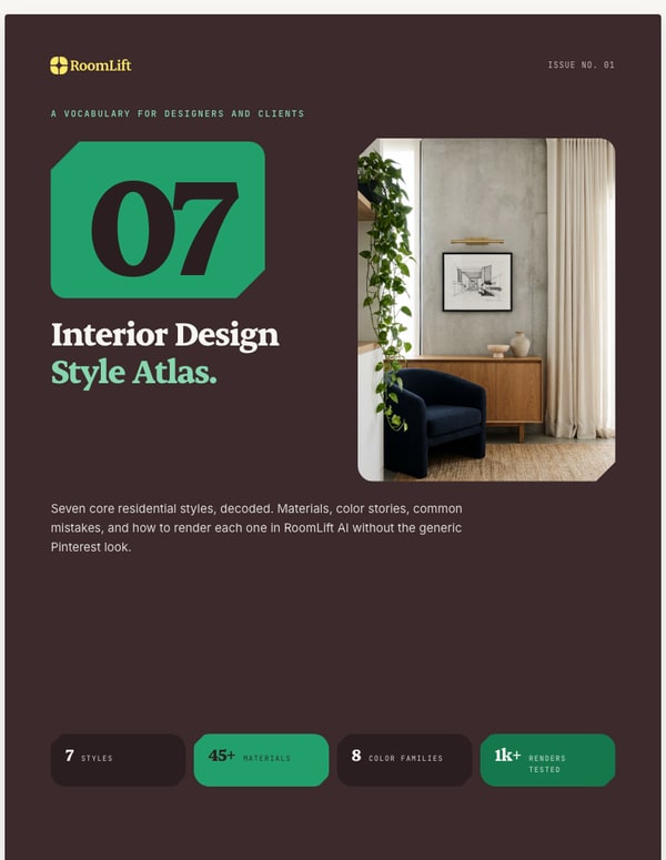 Interior Design Styles Explained: A Visual Reference Guide for Designers & Clients